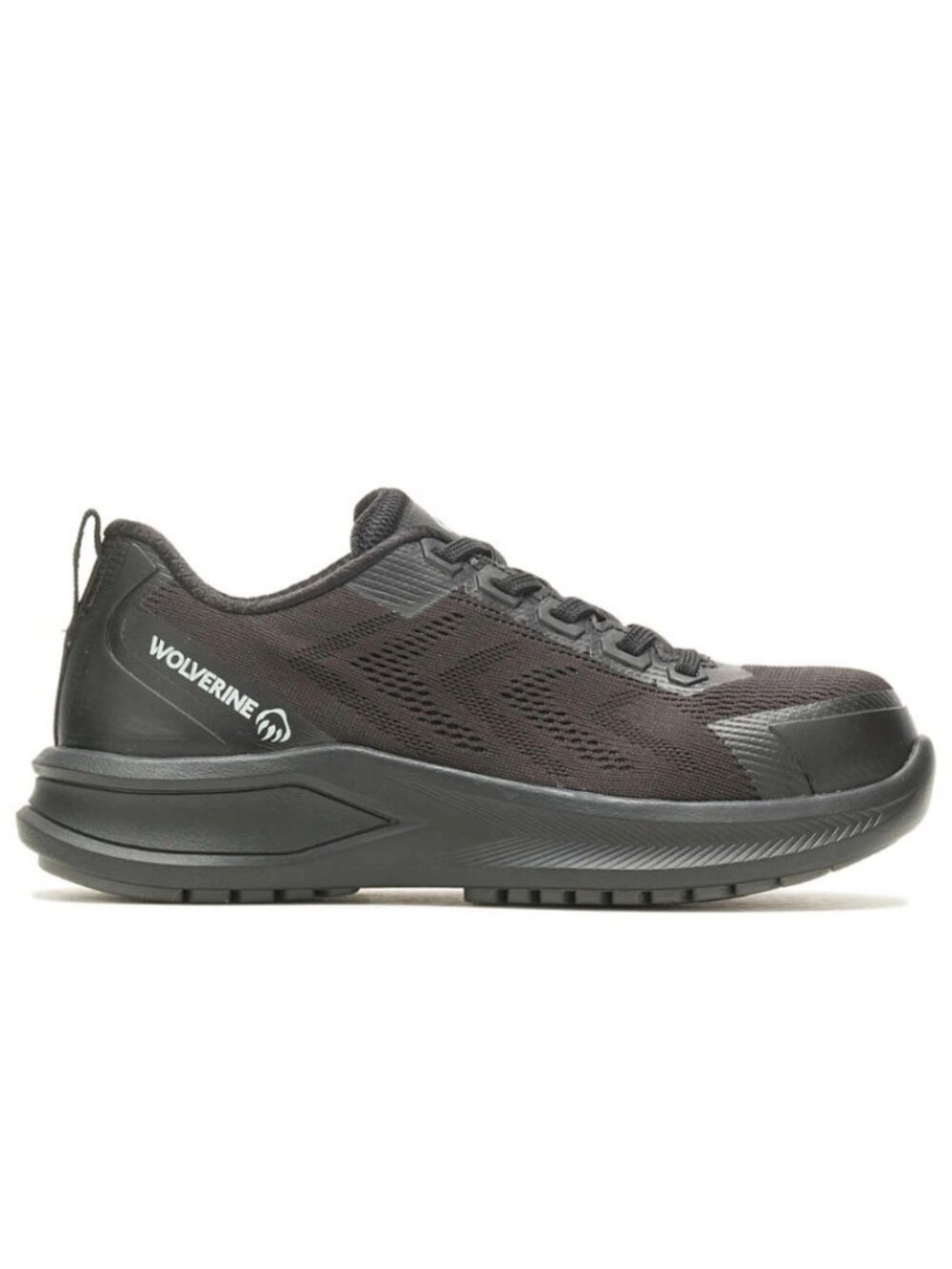 Wolverine Women's Bolt DuraShocks Knit CarbonMax Black Work Shoes